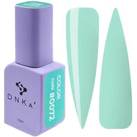DNKa Gel Nail Polish 0072 (aquamarine, enamel), 12 ml