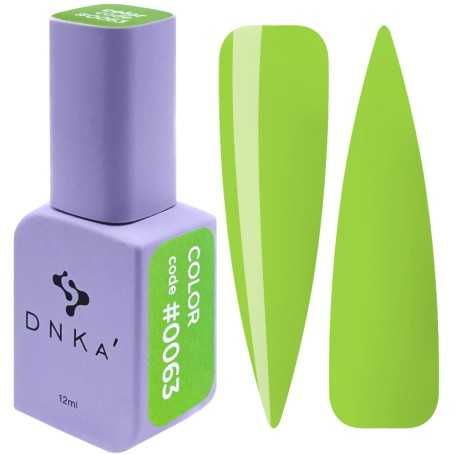 DNKa Gel Nail Polish 0063 (olive, enamel), 12 ml