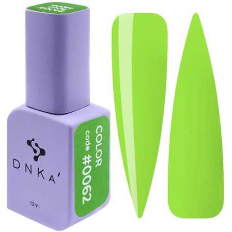 DNKa Gel Nail Polish 0062 (lettuce, enamel), 12 ml