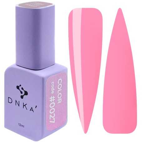 DNKa Gel Nail Polish 0027 (light coral pink, enamel), 12 ml