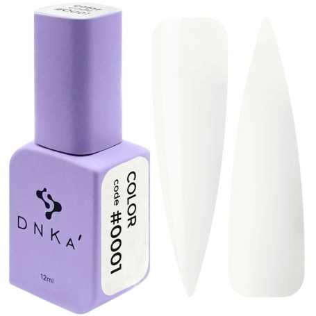 DNKa Gel Nail Polish 0001 (Milk, Enamel), 12 ml