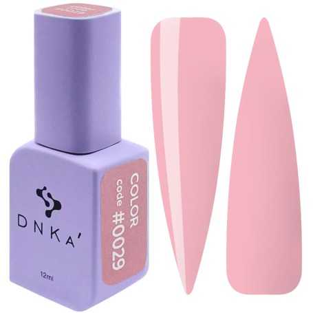 DNKa Gel Nail Polish 0029 (warm pink-peach, enamel), 12 ml