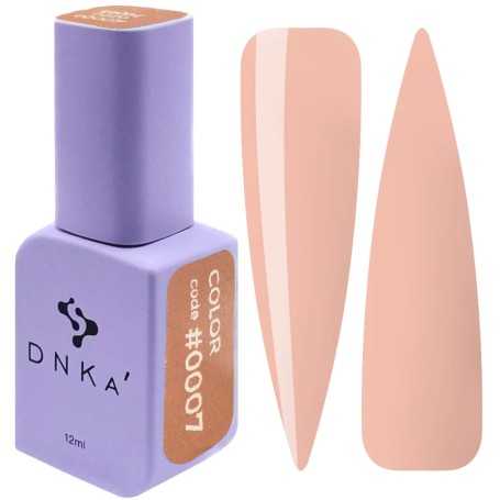 DNKa Gel Nail Polish 0007 (warm beige, enamel), 12 ml
