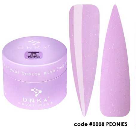 DNKa' Builder Gel 0008 Peonies, 30 ml
