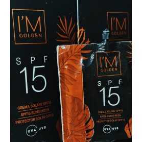 Crème solaire I'M GOLDEN SPF15
