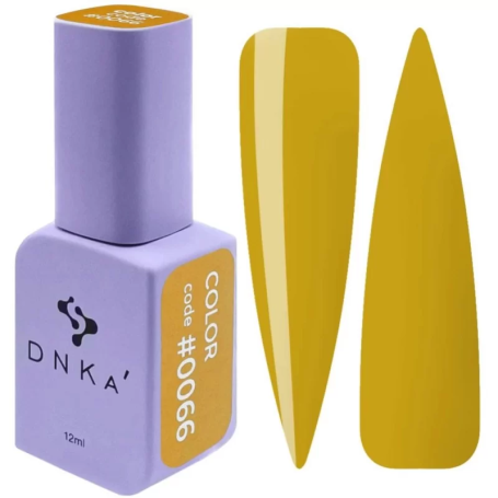 DNKa Gel Nail Polish 0066 (mustard, enamel), 12 ml