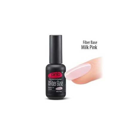 PNB fibrous gel polish base Milk Pink, 8 ml