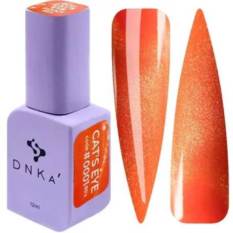 Dnka katės akis gelinis lakas 0001, 12 ml