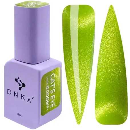 Dnka katės akis gelinis lakas 0006, 12 ml