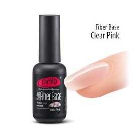 PNB šķiedras gēla lakas bāze Clear Pink, 17 ml
