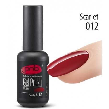 PNB gel polish Scarlet 012, 8 ml