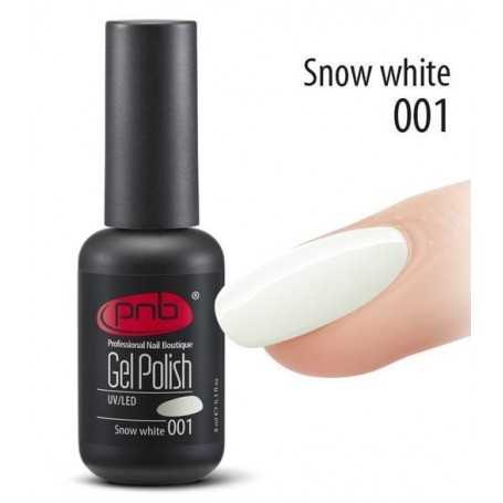 PNB gēla laka Snow white 001, 8 ml