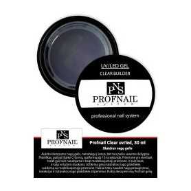 PNS caurspīdīgs celtniecības gēls Clear Builder UV/LED, 50 ml