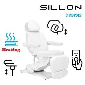 Cosmétologie électrique chauffée SILLON Chaise classique, 3 Moteur, Deuxième édition Blanc