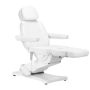 Beheizte elektrische Kosmetik Sillon Classic Stuhl, 3 Motor, Zweite Ausgabe Weiß