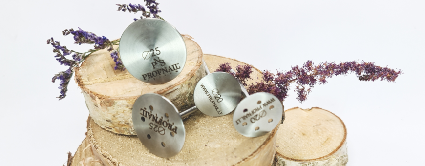 Pointes de fraisage pour pédicure, disques pod | https://nailschool.lt/fr/