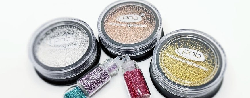 Perles pour ongles, décoration d'ongles, outils de manucure | https://nailschool.lt/fr/