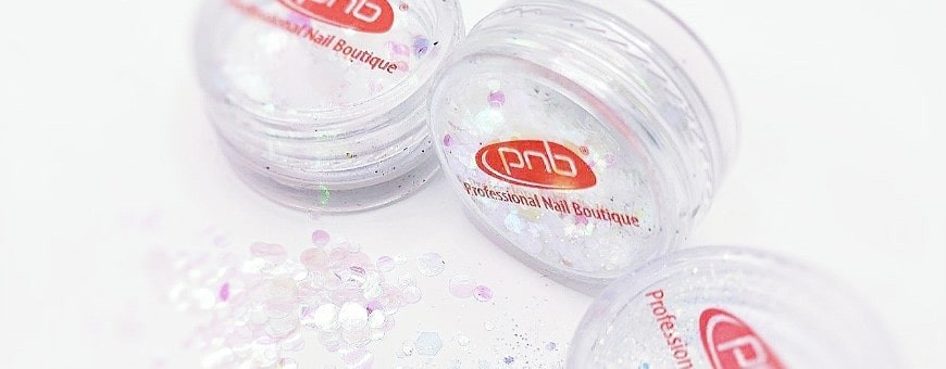 Glitter Galaxy Glitter, nail decor | https://nailschool.lt/en/