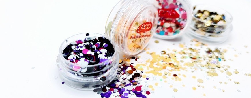 Coriandoli per unghie, decorazione unghie | https://nailschool.lt/it/